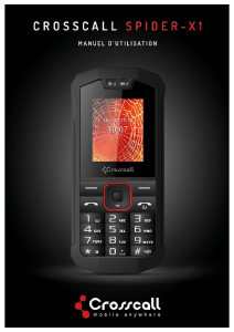 Mode d’emploi Crosscall Spider X1 Téléphone portable