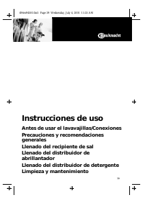 Manual de uso Bauknecht GCI 5730 W-IN Lavavajillas