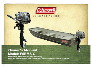 Manual Coleman F5BMS-C Outboard Motor