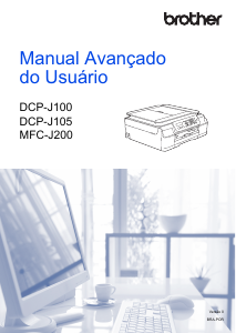 Manual Brother DCP-J105 Impressora multifunções