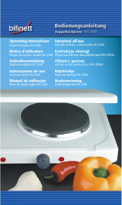 Manual Bifinett KH 2500 Hob