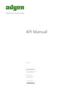 Manual Adyen API v2.14