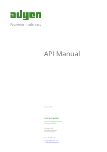 Manual Adyen API v3.06