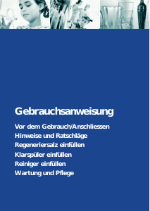 Bedienungsanleitung Bauknecht GSF Stuttgart Geschirrspüler