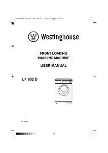 Manual Westinghouse LF652D Washing Machine