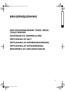 Brugsanvisning Bauknecht GSFH 1999 WS Opvaskemaskine