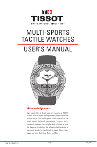 Manual Tissot T-Race Touch Watch