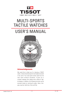 Manual Tissot T-Touch Expert Solar Watch