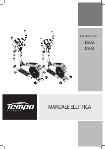 Manuale Tempo Fitness E902 Bicicletta ellittica