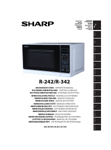 Instrukcja Sharp R-242 Kuchenka mikrofalowa