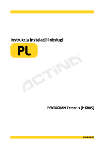 Instrukcja Pentagram Cerberus P6805 Wzmacniacz WiFi