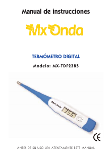 Manual de uso MX Onda MX-TDF2385 Termómetro