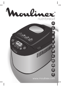 Manuale Moulinex OW311E Nutribread Macchina per il pane