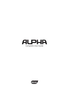 Handleiding Mio Alpha Sporthorloge