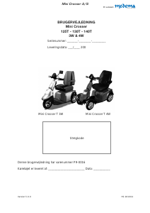 Brugsanvisning Mini Crosser T 3W El-scooter