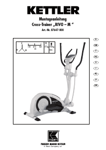 Manuale Kettler Rivo-M Bicicletta ellittica