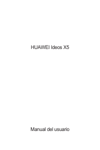 Manual de uso Huawei Ideos X5 Teléfono móvil