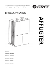 Brugsanvisning Gree GDN10AH-K4MAB1A Affugter