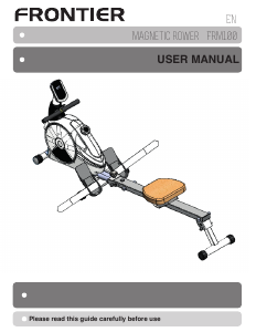 Handleiding Frontier FRM100 Roeimachine
