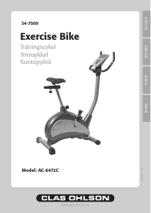 Bruksanvisning Clas Ohlson AC-6472C Motionscykel