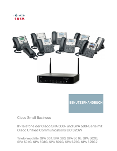 Bedienungsanleitung Cisco SPA 508G IP-telefon