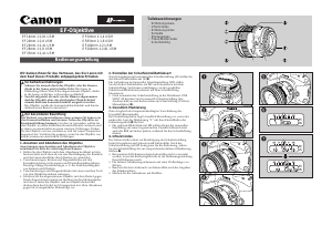 Bedienungsanleitung Canon EF35mm 1/1.4L USM Objektiv