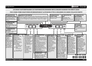Bruksanvisning Bauknecht GSUK 8254A2P WS Oppvaskmaskin