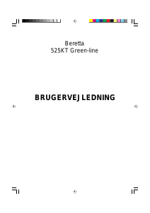 Brugsanvisning Beretta 525KT Green-line Gaskedel