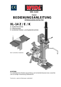 Bedienungsanleitung WIDL XL-14 E Holzspalter