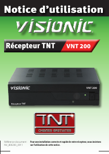 Mode d’emploi Visionic VNT 200 Récepteur numérique