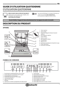 Mode d’emploi Bauknecht IBBO 3C26 X Lave-vaisselle