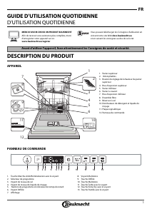 Mode d’emploi Bauknecht IBIO 3C26 Lave-vaisselle