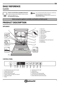 Manual Bauknecht IBIO 3C26 Dishwasher