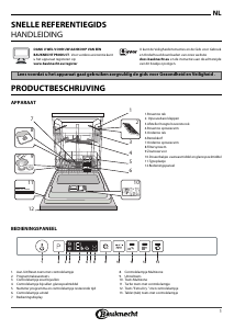 Handleiding Bauknecht OBIO Super Eco Vaatwasser