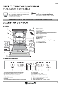 Mode d’emploi Bauknecht OBKBC 3C26 F X Lave-vaisselle