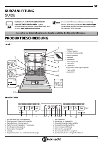 Bedienungsanleitung Bauknecht OBUO Super Eco X Geschirrspüler