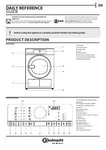 Manual Bauknecht TK Care 824 Dryer