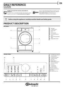 Manual Bauknecht TK Platinum 1072 I Dryer
