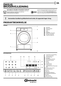 Brugsanvisning Bauknecht TK Platinum 1083 I Tørretumbler