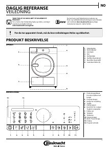 Bruksanvisning Bauknecht TK Platinum 862 I Tørketrommel
