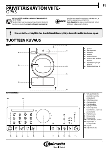 Käyttöohje Bauknecht TK Platinum 862 I Kuivausrumpu