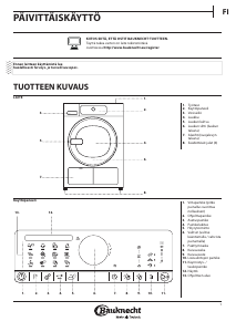 Käyttöohje Bauknecht TK Platinum 872 I Kuivausrumpu