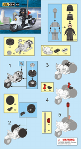 Manual de uso Sluban set M38-B0325 Police La policía antidisturbios