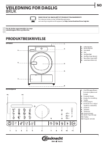 Bruksanvisning Bauknecht TK Platinum 872 I Tørketrommel