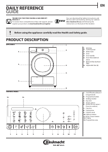 Manual Bauknecht TK Platinum 872 I Dryer