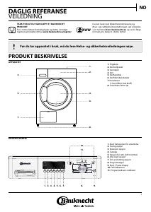 Bruksanvisning Bauknecht TK Plus 75B I Tørketrommel