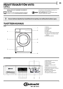 Käyttöohje Bauknecht TK Plus 75B I Kuivausrumpu