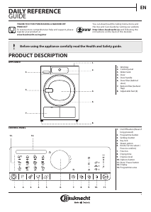 Manual Bauknecht TK Prime 95A2 BW Dryer