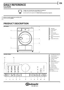 Manual Bauknecht TK Style 96 BW I Dryer
