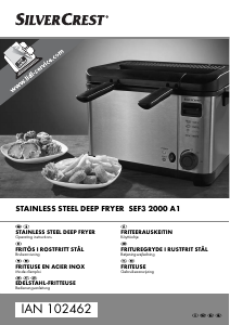 Käyttöohje SilverCrest SEF3 2000 A1 Friteerauskeitin